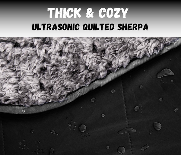 SUITEDNOMAD XL Waterproof Windproof Thick Sherpa Fleece Outdoor