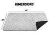 SUITEDNOMAD XL Waterproof Windproof Thick Sherpa Fleece Outdoor and Stadium Blanket