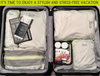Compression Packing Cubes Set, Travel Organizers with Shoe and Toiletry Bag