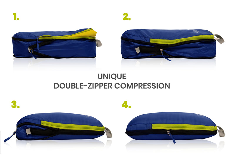 Compression Packing Cubes Set,Ultralight Travel Organizer Bags