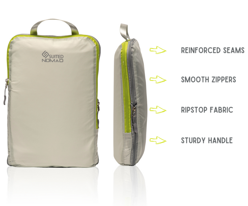 Ultralight Compression Packing Cubes Set SuitedNomad