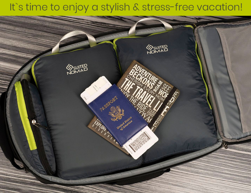 Ultralight Compression Packing Cubes Set SuitedNomad