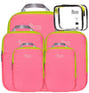 Compression Packing Cubes Set, Ultralight Travel Organizer Bags and Toiletry Bag