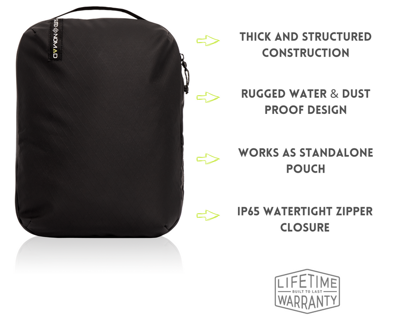 Adventure Travel Packing Cubes IP65 Water Dust Proof Gear